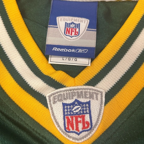 Reebok Brett Favre Authentic NFL On Field Equipment Football Jersey Large #4 - Picture 9 of 9